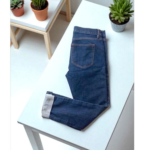 Dark Wash Modern Skinny Jeans by LOFT - Size 27 / 4 - Picture 1 of 8